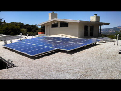 Roof-Mounted Solar Arrawy