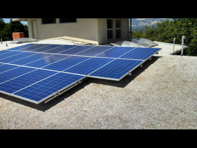 Roof-Mounted Solar Arrawy