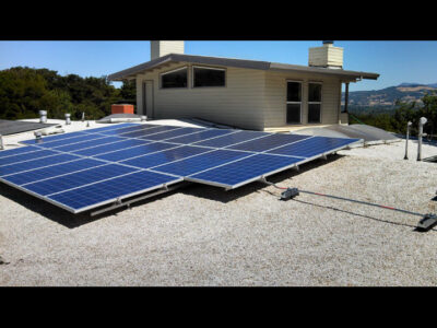 Roof-Mounted Solar Arrawy